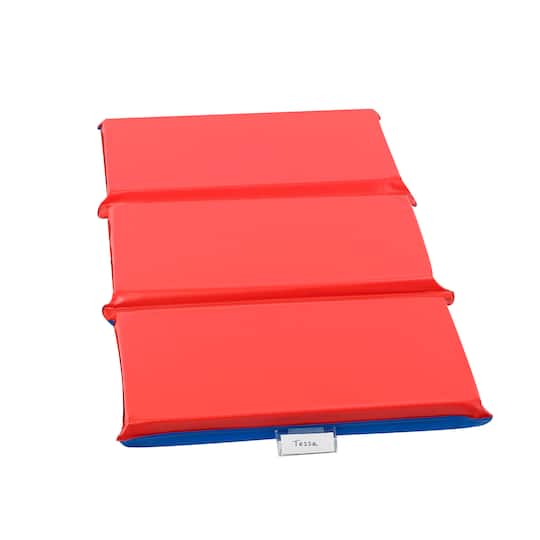 Children's Factory Red & Blue Infection Control 3 Section Folding Rest Mat By Childrens Factory in Red/Blue | Large | Michaels®
